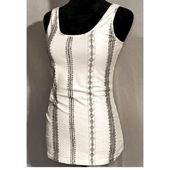 Maurices Black and White Tank Top Simple, Classic, Size Small - Picture 2 of 8